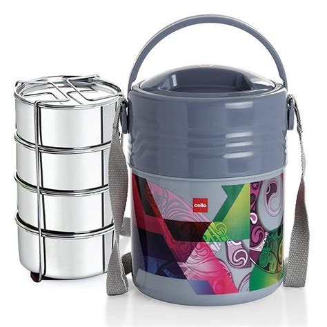 cello lunch box steel|cello electric lunch box price.